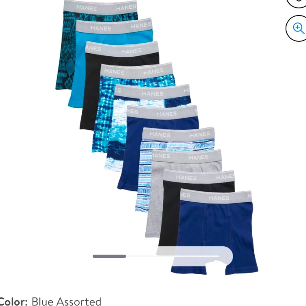 Hanes Boys 14-16 10pk Boxers